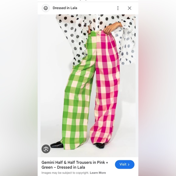 ISO (not for sale!): Dressed in Lala Gemini Half & Half Trousers